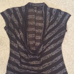 Cute Scoop Neck Top,,Lg